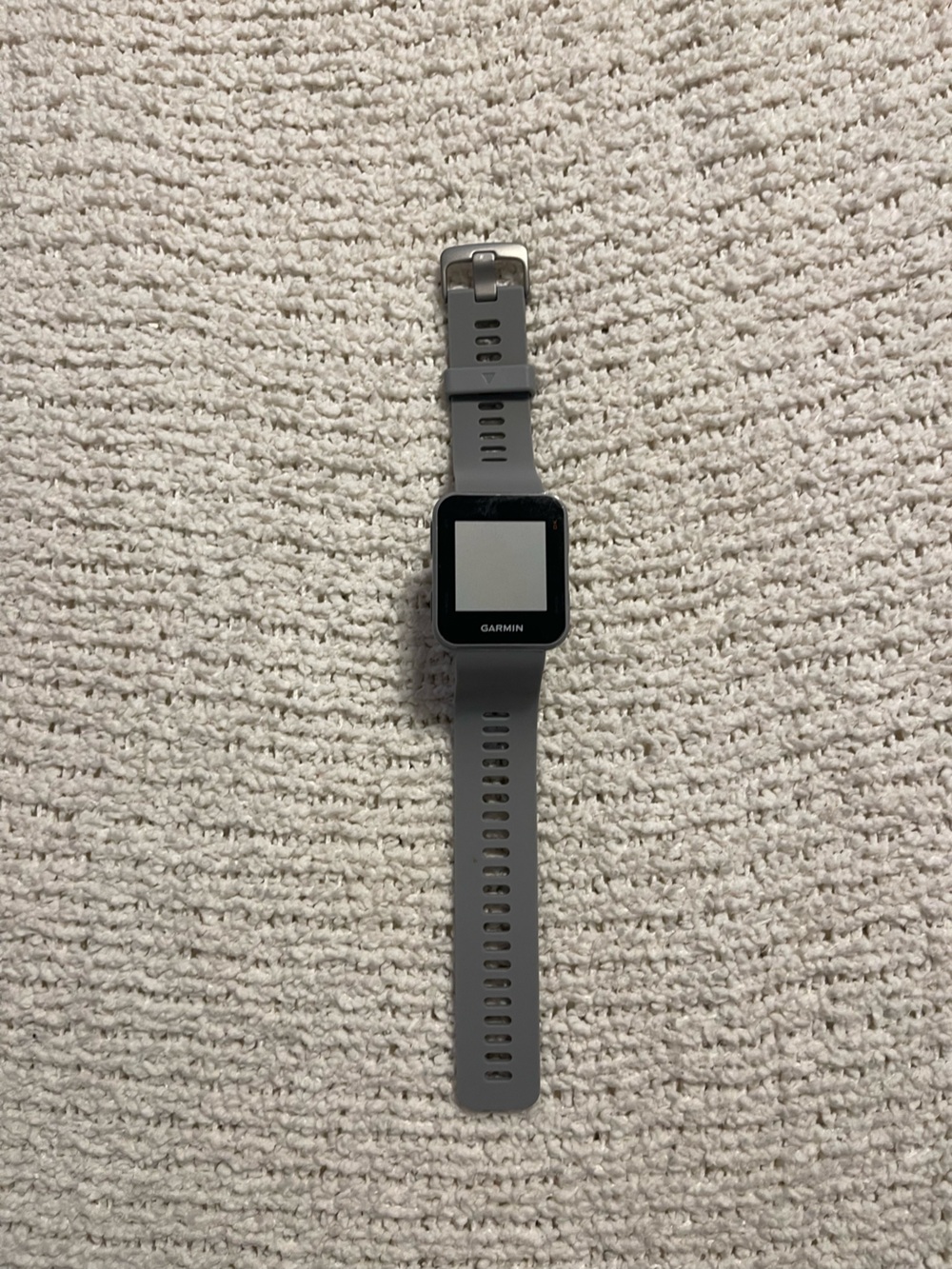 garmin Gray Sport GPS Smartwatch with Black Face